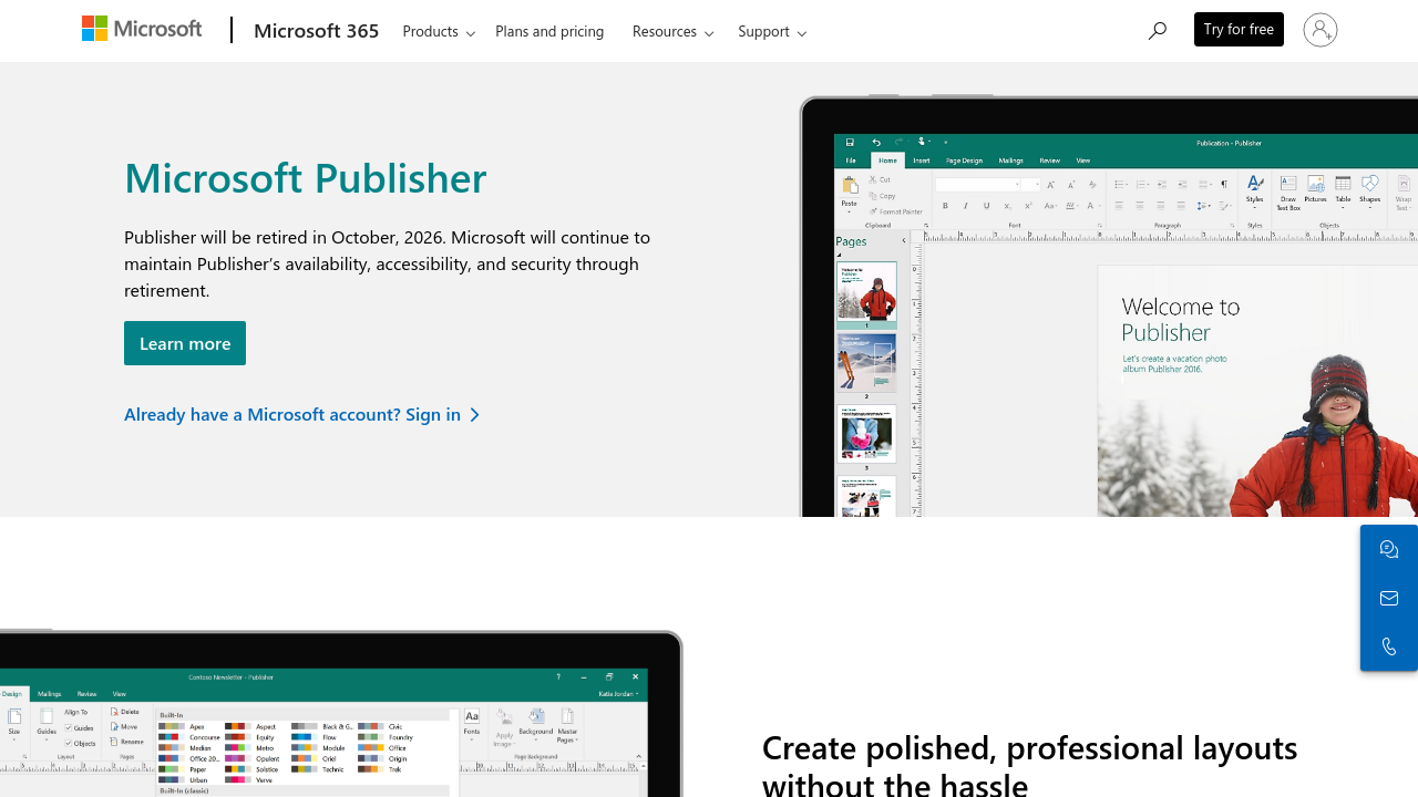 Microsoft Publisher